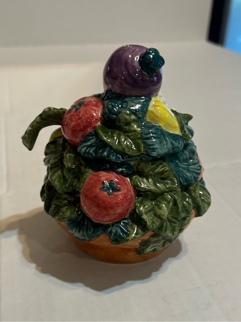 1996/1998 Fitz and Floyd Ceramic Creamer and Sugar Bowl Set - Picture 6 of 7
